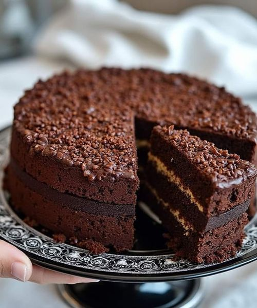 top best selling cake -classic chocolate fudge layered cake from home bakery